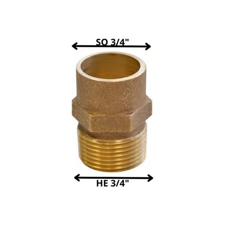 TERMINAL BRONCE SO HE 3/4"