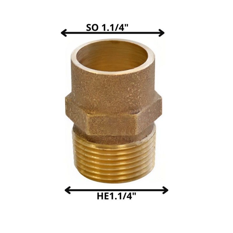 TERMINAL BRONCE SO HE 1 1/4"