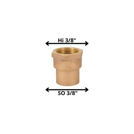TERMINAL BRONCE SO HI 3/8"