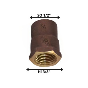 TERMINAL BRONCE SO HI 1/2 X 3/8"