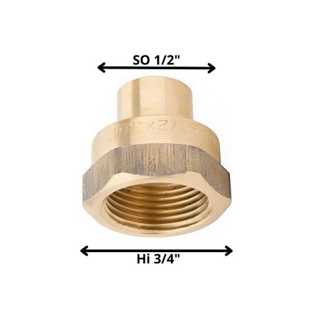 TERMINAL BRONCE SO HI 1/2 X 3/4"