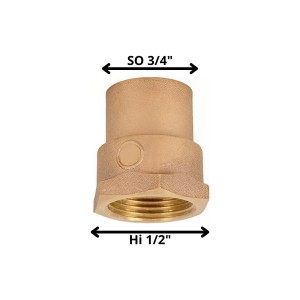 TERMINAL BRONCE SO HI 3/4 X 1/2"