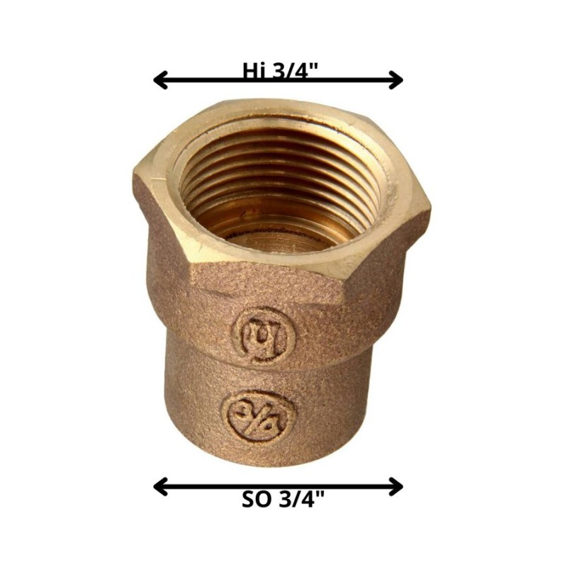 TERMINAL BRONCE SO HI 3/4"