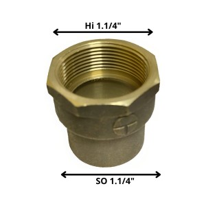 TERMINAL BRONCE SO HI 1 1/4"