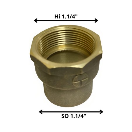TERMINAL BRONCE SO HI 1 1/4"