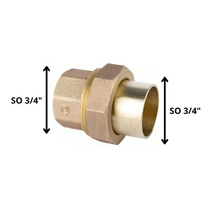UNION AMERICANA BRONCE SO SO 3/4"