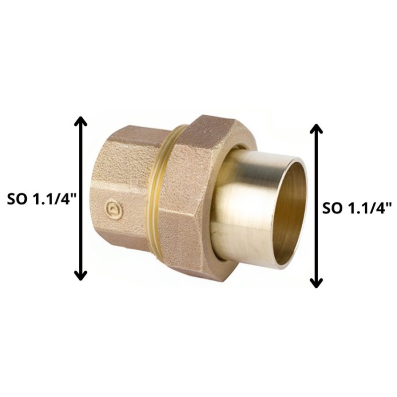 UNION AMERICANA BRONCE SO SO 1 1/4"