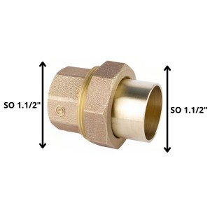 UNION AMERICANA BRONCE SO SO 1 1/2"