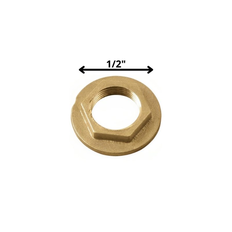 TUERCA PLANA 1/2 BRONCE