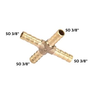 TEE BRONCE PRESION ESTRELLA 3/8 TETILLA