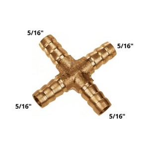 CRUZ BRONCE PRESION 3/8" TETILLA