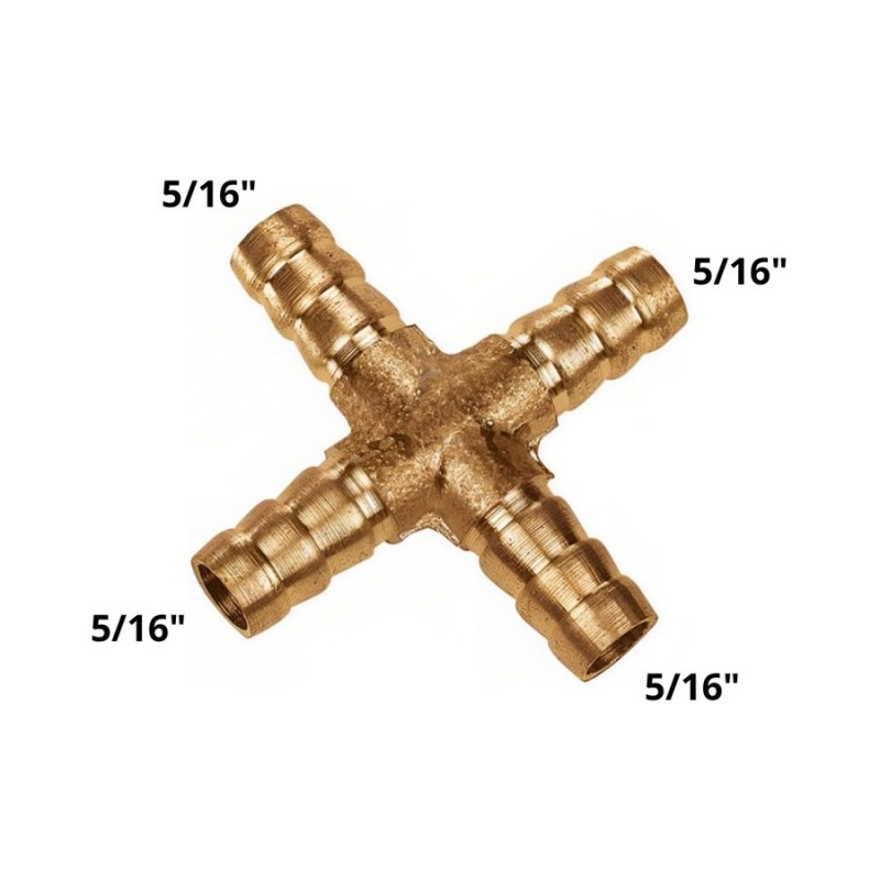 CRUZ BRONCE PRESION 3/8" TETILLA