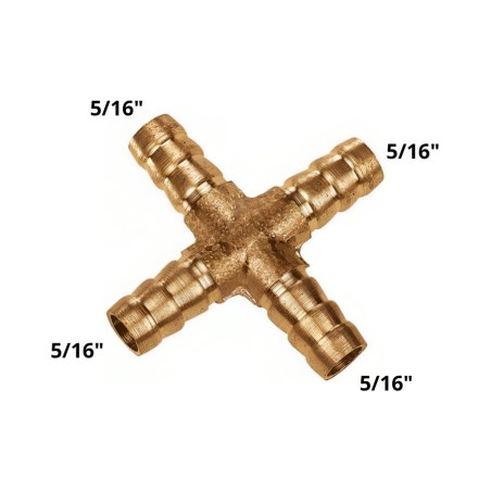 CRUZ BRONCE PRESION 3/8" TETILLA