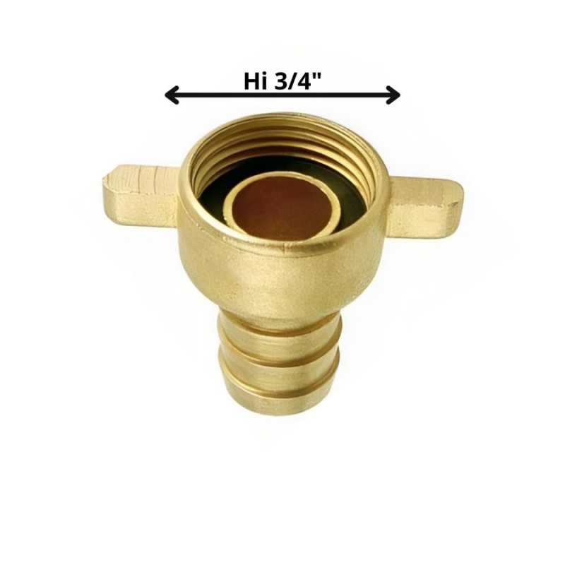 UNION LLAVE BRONCE 3/4"