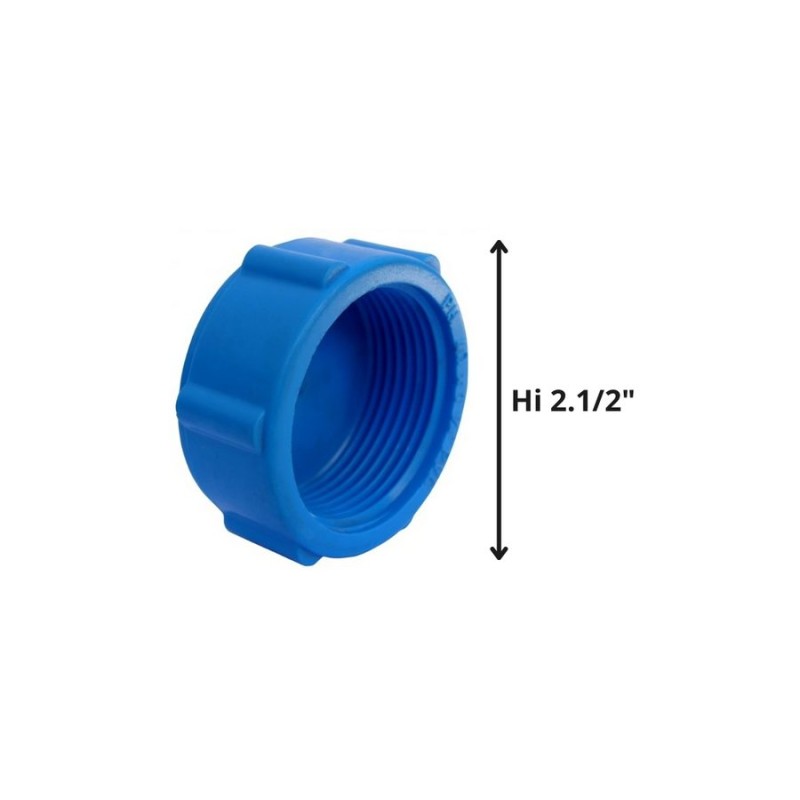 TAPA GORRO HI PVC PRESION 2 1/2"