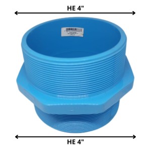 NIPLE PVC PRESION 4" HE X 4" HE