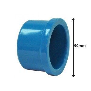 TAPA GORRO PVC CEM PRESION 90 MM