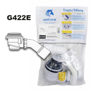 SIFON CHUDEJ RECEPTACULO DESAGUE CROMADO G422E