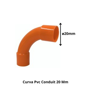 CURVA PVC CONDUIT 20 MM