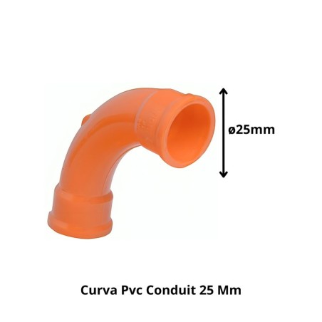 CURVA PVC CONDUIT 25 MM