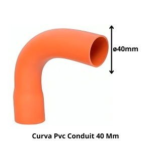 CURVA PVC CONDUIT 40 MM