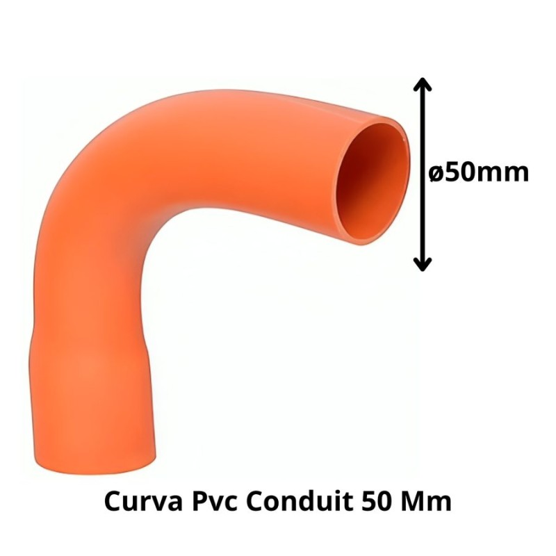 CURVA PVC CONDUIT 50 MM