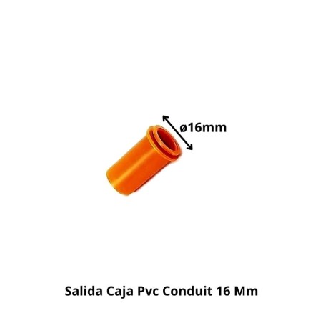 SALIDA CAJA PVC CONDUIT 16 MM
