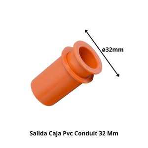 SALIDA CAJA PVC CONDUIT 32 MM