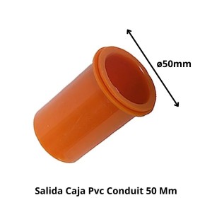 SALIDA CAJA PVC CONDUIT 50 MM