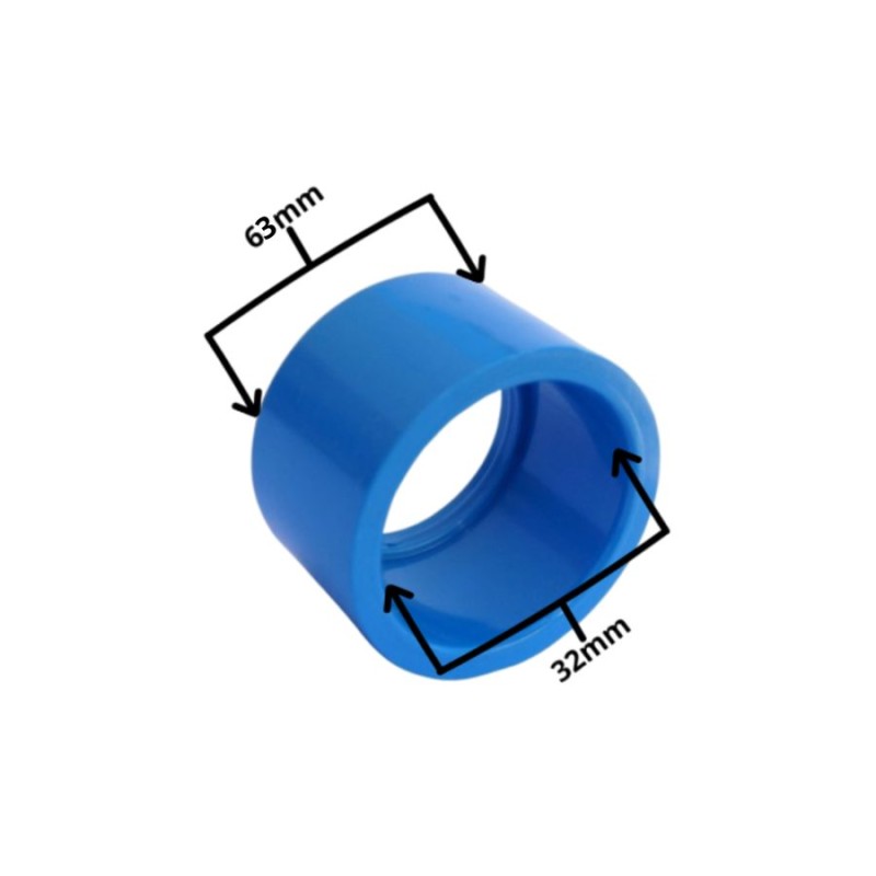 BUJE REDUCCION CORTO CEM PVC PRESION 63X32 MM