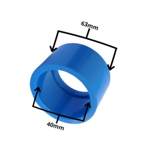 BUJE REDUCCION CORTO CEM PVC PRESION 63X40 MM