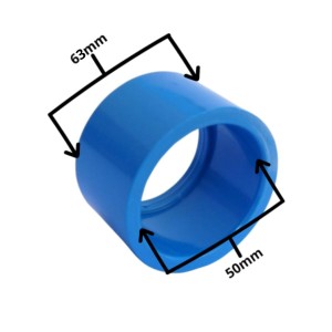 BUJE REDUCCION CORTO CEM PVC PRESION 63X50 MM