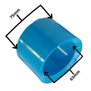 BUJE REDUCCION CORTO CEM PVC PRESION 75X63 MM