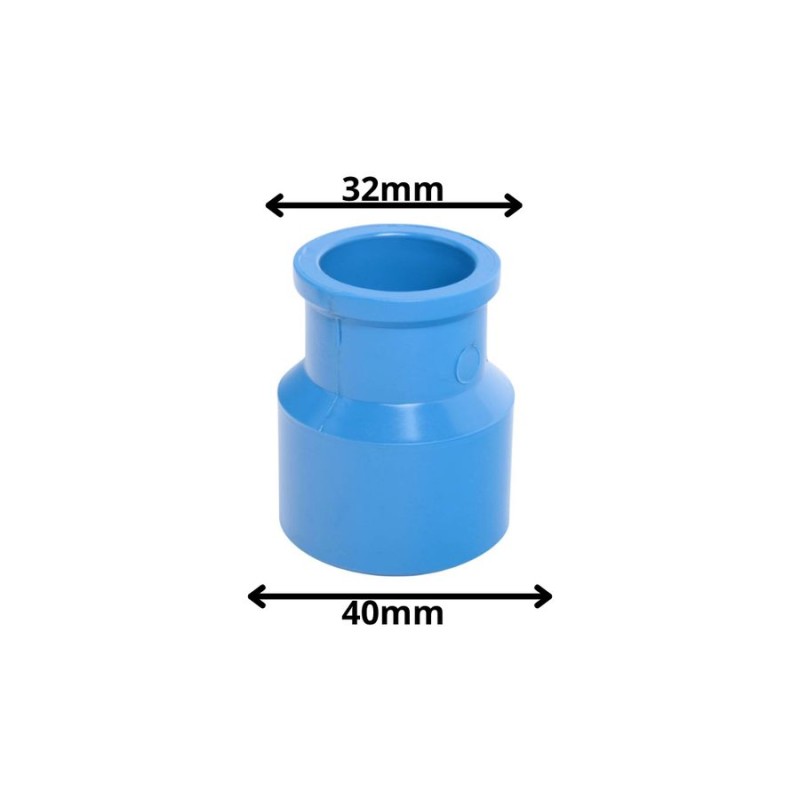 BUJE REDUCCION LARGO CEM PVC PRESION 40X32 MM