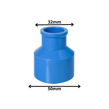 BUJE REDUCCION LARGO CEM PVC PRESION 50X32 MM