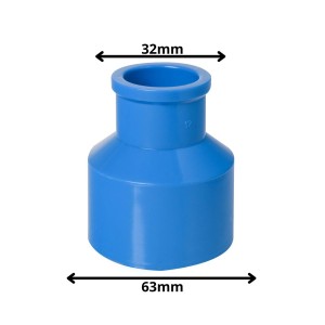 BUJE REDUCCION LARGO CEM PVC PRESION 63X32 MM