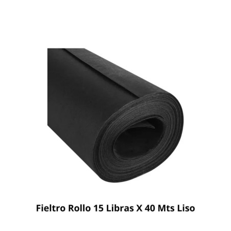 FIELTRO ROLLO 15 LIBRAS X 40 MTS LIS0