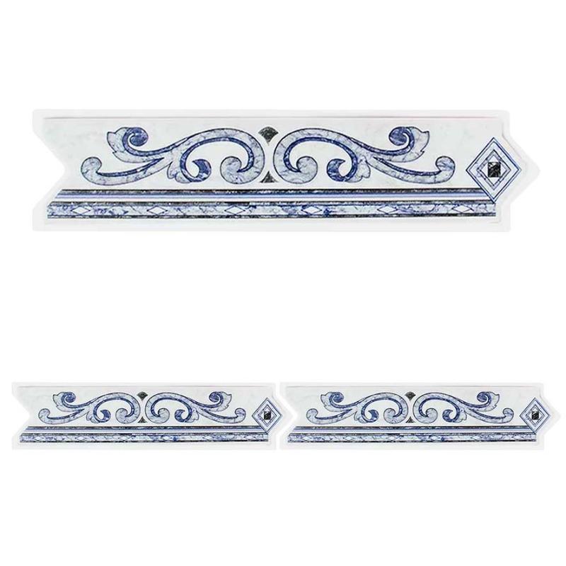 Listel 5,5 X 26 Ambiente Ravena Blue