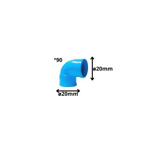 CODO PVC CEM PRESION HIDRAULICO 90 G X 20 MM