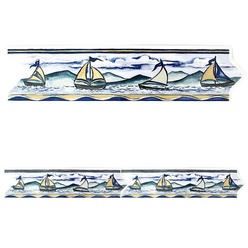 Listel 8,5 X 33 Bano/piscina Marina Blue