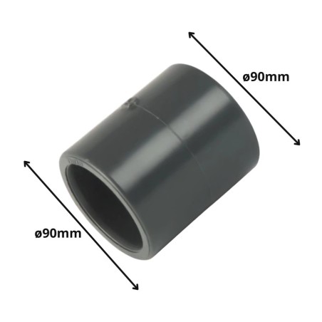 COPLA PVC PRESION HIDRAULICO CEMENTAR 90 MM