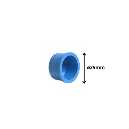 TAPA GORRO PVC CEM PRESION 25 MM