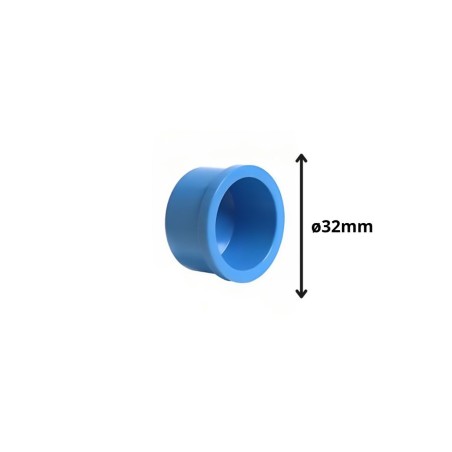 TAPA GORRO PVC CEM PRESION 32 MM