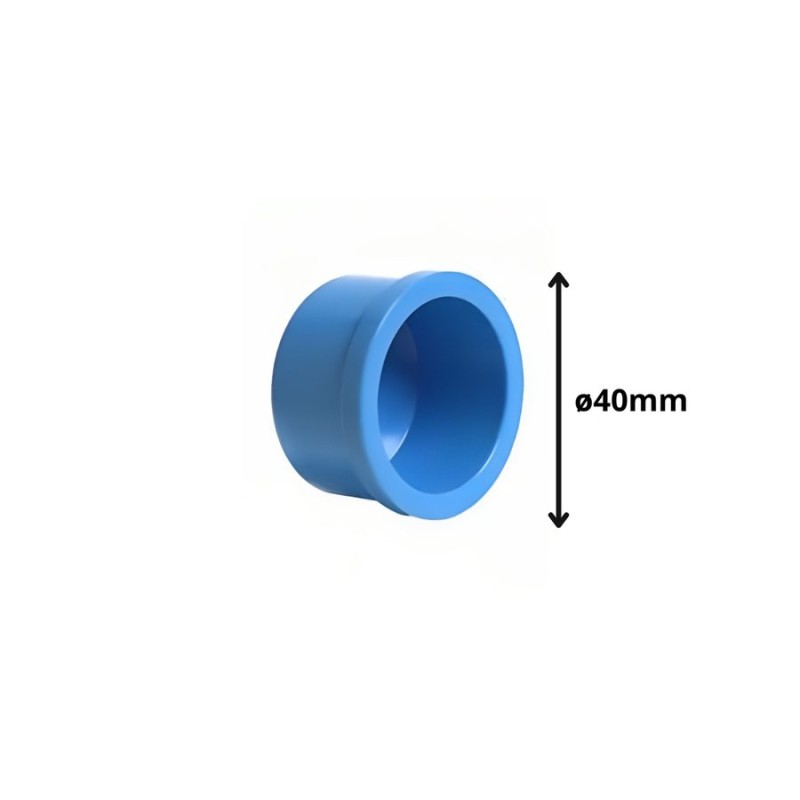 TAPA GORRO PVC CEM PRESION 40 MM