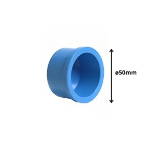 TAPA GORRO PVC CEM PRESION 50 MM