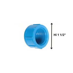 TAPA GORRO HI PVC PRESION 1 1/2"