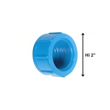 TAPA GORRO HI PVC PRESION 2 " 60213