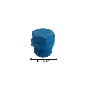 TAPA TORNILLO HE PVC PRESION 3/4"