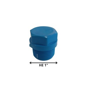 TAPA TORNILLO HE PVC PRESION 1"