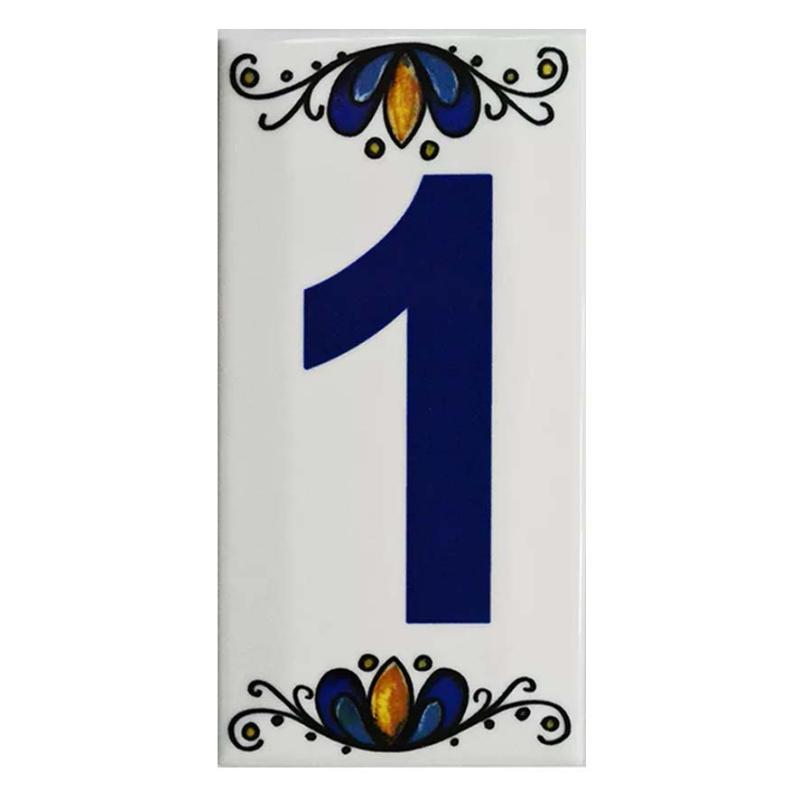 Listel 7,5 X 15 Numero 1 De Ceramica